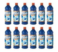 12pz ALBA TURBO WC Detergente per il Bagno Effetto freschezza 1000ml