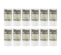 12pz ALLUME DI ROCCA Stick post rasatura naturale MAREB 120g