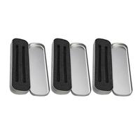 12Pz Astuccio Rigido Metallo E Spugna Multiuso Portapenne Colorato