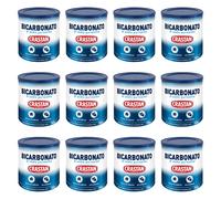 12pz Bicarbonato di sodio purissimo Crastan uso domestico e alimentare 750g