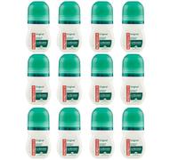 12pz BOROTALCO ORIGINAL deodorante roll-on con Microtalco Assorbe il sudore 50ml