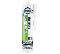 12PZ BOSTIK SILICONE NEUTRO 300 ML GRIGIO: