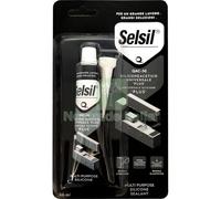 12PZ CARTUCCE DI SILICONE SELSIL SILICONE ACETICO TRASPARENTE PLUS: