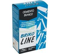12PZ CEMENTO BIANCO BRIKO LINE KG 1: