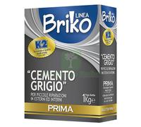12PZ CEMENTO GRIGIO IN POLVERE 'BRIKO K2' KG. 1 SCATOLA: