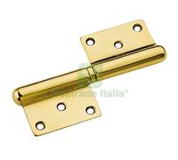 12PZ CERNIERA GROSSEZZA ART.50 OTTONE LUCIDO MM.120 DX: