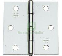 12PZ CERNIERA INOX QUADRA ART.121IN 2" MM.50: