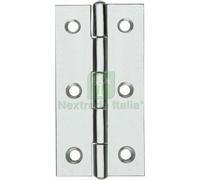 12PZ CERNIERA INOX STRETTA 120IN 1.1 2 MM.40X26: