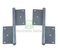 12PZ CERNIERE IN GROSSEZZA IN FERRO LUCIDO MM.120X80 DX: