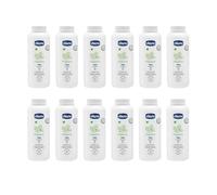 12pz CHICCO BABY MOMENTS Talco in Polvere per la pelle dei neonati 150ml NUOVO