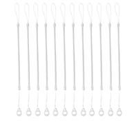 12pz Cordini Elastici, Laccetto Trasparente Retrattile per Stilo Pratico Cinturino a Molla Anti-Perdita per Fissare lo Stilo al Touchscreen