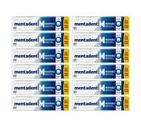 12pz dentifricio MENTADENT microgranuli formato XXL 85ml + 15ml