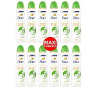 12pz Deodorante Dove fragranza cetriolo maxi formato spray 250ml