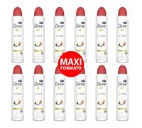 12pz DOVE GO FRESH Deodorante spray Apple & White tea scent 250ml