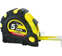 12PZ FLESSOMETRO LINEA NERA MAGNETICO MT. 5X25 MM.: