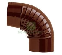 12PZ GOMITO X STUFA 90 DIAMETRO 13 MARRONE: