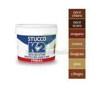 12PZ K2 STUCCO COLORATO IN PASTA PER LEGNO IN BARATTOLO KG.0,500 ROVERE: