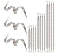 12pz Kit da Cinghie Messa a Terra per Autoveicoli, Cinghie Universali Cavi Messa a Terra del Motore Cinghia del Veicolo per la Maggior Parte delle Auto (3 Misure)