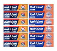 12pz KUKIDENT PLUS & ORIGINAL crema adesiva per dentiere ASSORTITI 35g