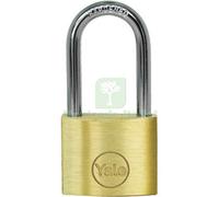 12PZ LUCCHETTO ARCO LUNGO PRIUM YALE CORBIN OTTONE ARCO CROMATO CHIAVI 2 MM 20X: