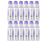 12pz LYCIA NATURE Deodorante Corpo Spray 150ml NUOVO