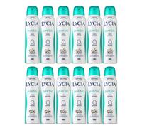 12PZ LYCIA PURE TALC Deodorante Corpo Spray 150ml NUOVO