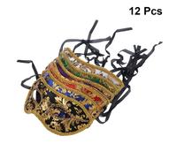 12Pz Maschere Da Festa E in Resistenti Vari