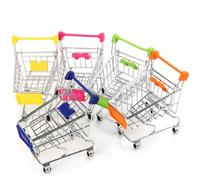 12PZ Mini Carrello Spesa Regalo Festa Eventi Porta Oggetti Cestino