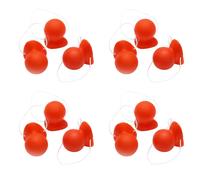 12PZ Naso da Clown Rosso Che Suona Il Clacson Cigolando Naso da Clown con C1246