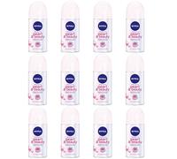 12pz NIVEA PEARL & BEAUTY deodorante roll-on protezione morbida 50ml NUOVO