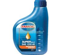12PZ OLIO 4T MINERALE 15W40 SUPERMULTI TAMOIL LT 1 SAE 15W40: