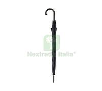 12PZ OMBRELLO LUNGO AUTOMATICO ART. G 505N TINTA UNITA COL. NERO:
