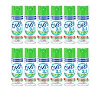 12pz Oust 3 in 1 spray elimina gli odori disinfettante superfici e tessuti 400ml