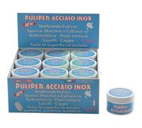 12PZ PASTA LUCIDA ACCIAIO INOX PULIPER GR 65:
