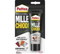 12PZ PATTEX MILLECHIODI CRYSTAL TUBETTO 90 GR.: