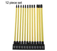 12pz per Set per punte per torx 150mm 1/4 Pollice Gambo Esagonale Trapan