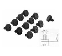 12PZ PIEDINI IN GOMMA POGGIA GRIGLIA PIANO COTTURA ELECTROLUX WHIRLPOOL ORIGINAL