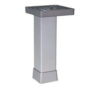 12PZ PIEDINO ALLUMINIO ARGENTO 100 MM ART.P0702-Z