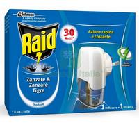 12PZ RAID ELETTROEMANATORE + LIQUIDO 30 NOTTI: