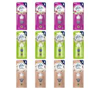 12pz Ricariche per Diffusore Elettrico GLADE SENSE & SPRAY Fragranze Assortite