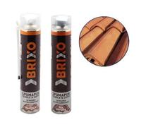 12PZ SCHIUMA POLIURETANICA BRIXO SPUMAPUR TEGOLE E COPPI ML.750 APPLICAZ.PISTOLA