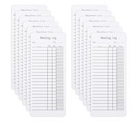 12pz Segnalibro Registro di Lettura 2024, Fronte-Retro Segnalibro Tracciatore Libri Elenco di Lettura Premium Segnalibro Pagina Creativo Schede della Biblioteca per Amanti dei Libri Studenti