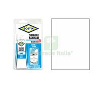 12PZ SILICONE ACETICO SANITARI IN TUBETTO BOSTIK BIANCO ML 60: