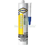 12PZ SILICONE ACRILICO AC EDILIZIA BOSTIK TRASPARENTE VERNICIABILE ML 300: