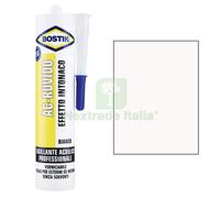 12PZ SILICONE ACRILICO EDILIZIA AC RUVIDO BOSTIK BIANCO VERNICIABILE ML 300: