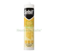 12PZ SILICONE NEUTRO PER SPECCHI 'SNS' TRASPARENTE ML 310: