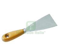 12PZ SPATOLA PER STUCCO MANICO IN LEGNO MM. 40: