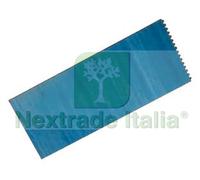 12PZ SPATOLE DENTATE SENZA MANICO PER BOSTIK MM.100: