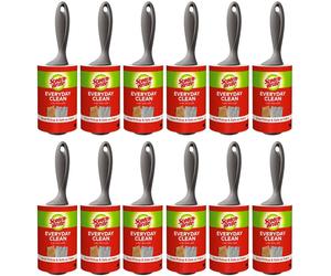 12pz Spazzola adesiva roller leva pelucchi Scotch Brite 30 fogli 4,5 metri
