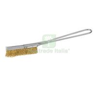 12PZ SPAZZOLA MINI OTTONE 496.85 PG M.ACCIAIO: